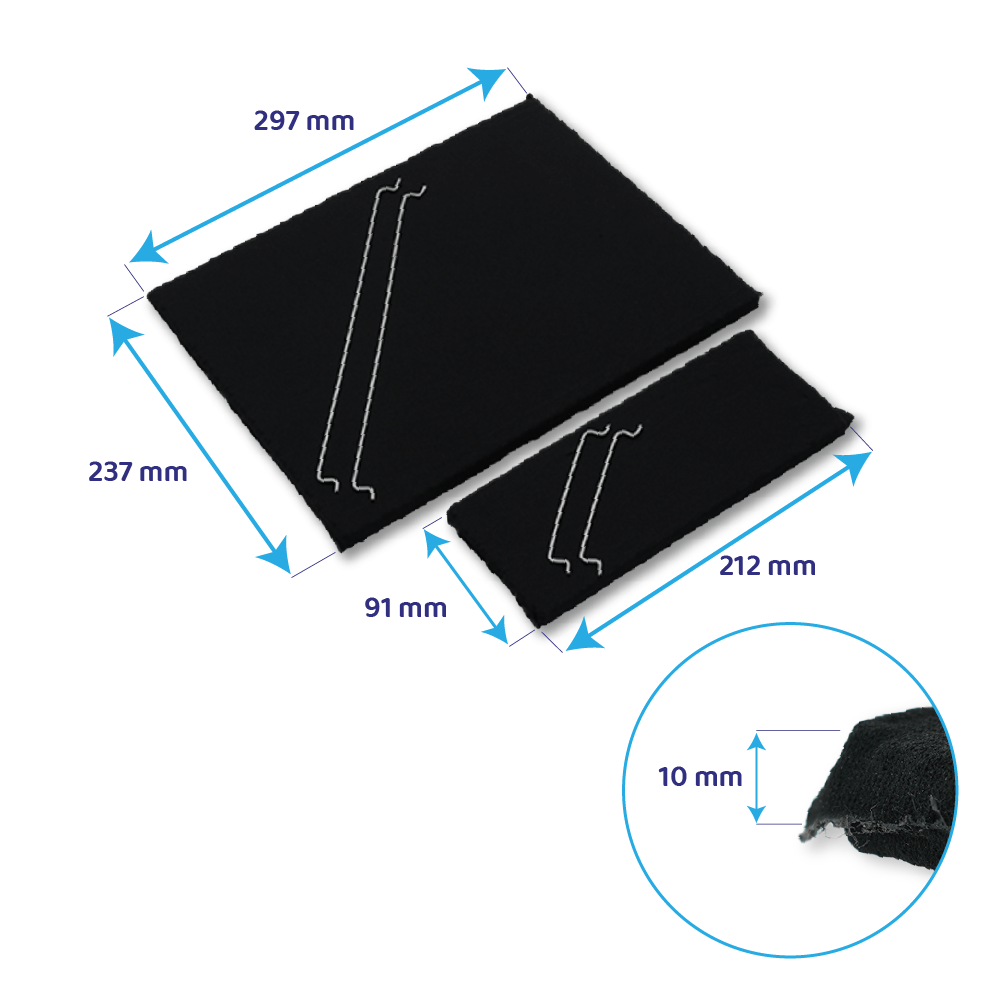 Filtro de carbono AEG regenerable MCFB79PL / 9029865863 (2 uds.)