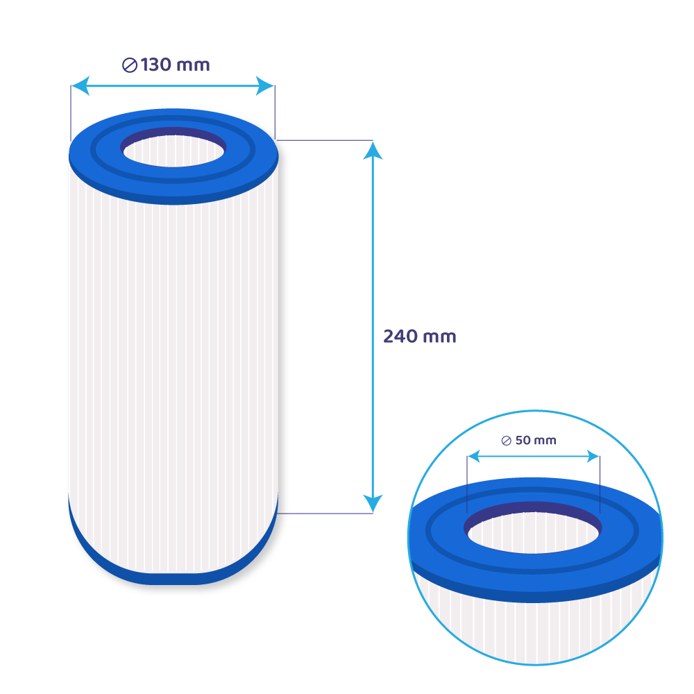 Filtro de agua spa Darlly SC705 / 40353 / C-4335