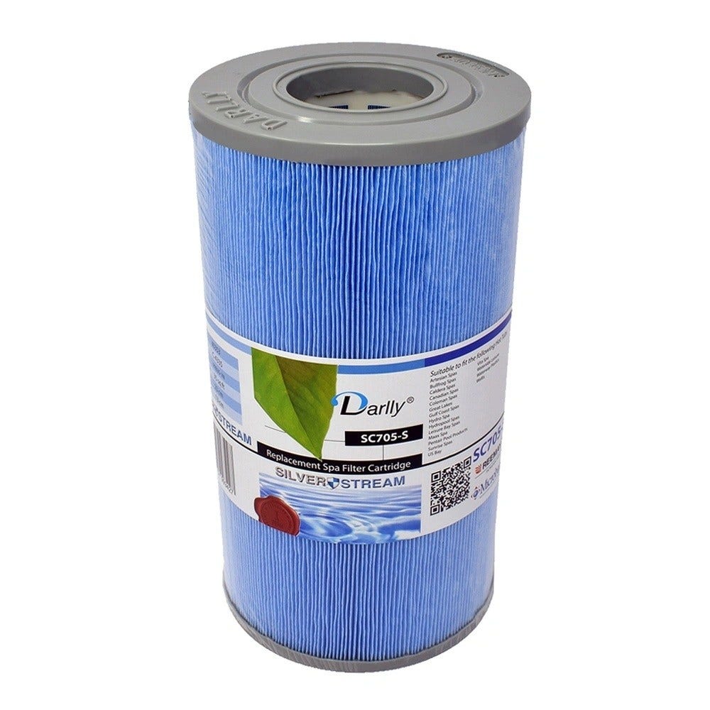 Filtro de cartucho spa compatible con Wellis Spa AKU0116 / AKU1608 - Darlly SC705-S / 40353 (antibacteriano)