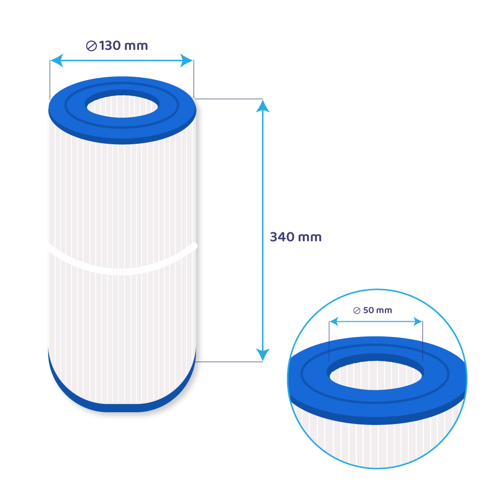 Filtro de agua spa Darlly SC706 / 40506 / C-4950