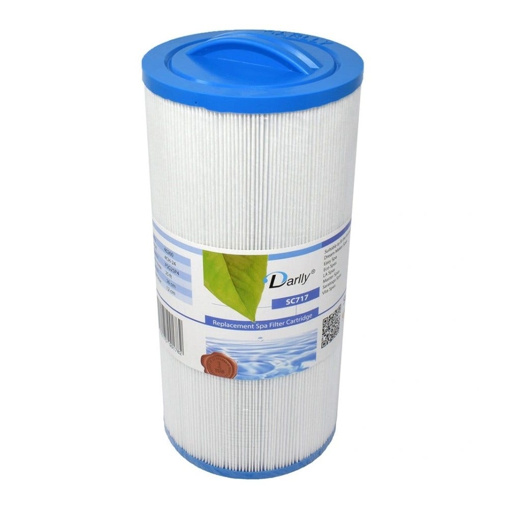 Filtro de cartucho spa compatible con 20254-238 / PGS25P4 / SC717 / 40260 / 4CH24