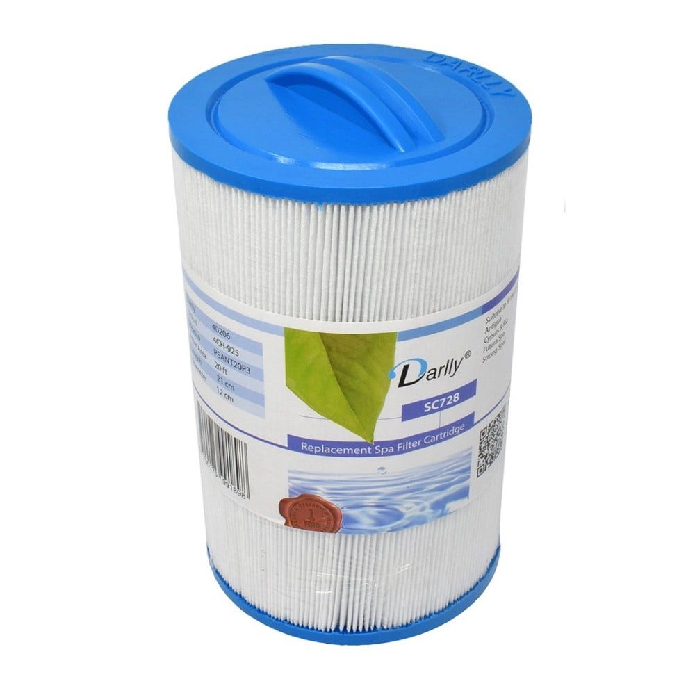 Filtro de cartucho spa compatible con Futura Spa PSANT20P3 / SR20 / 40206 / 4CH-925 / SC728