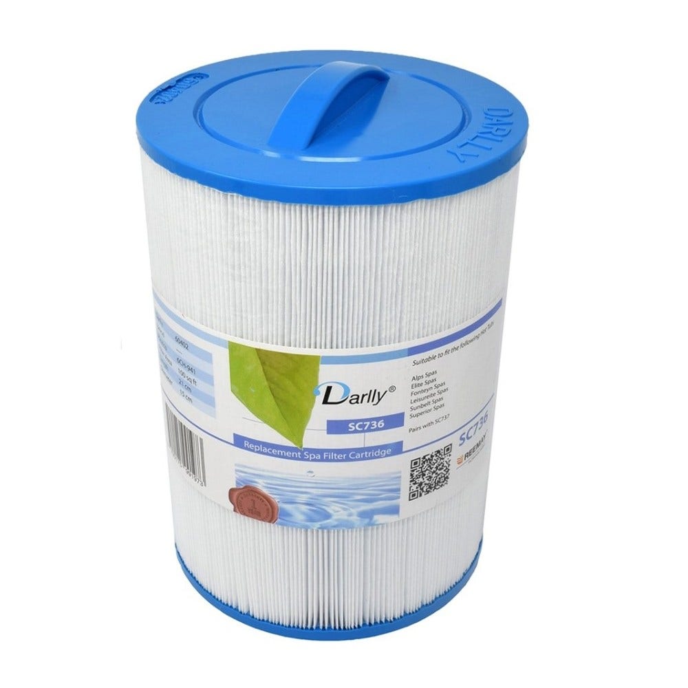 Filtro de cartucho spa Darlly SC736 / PWW100ST Haut / 60402 / 6CH-941