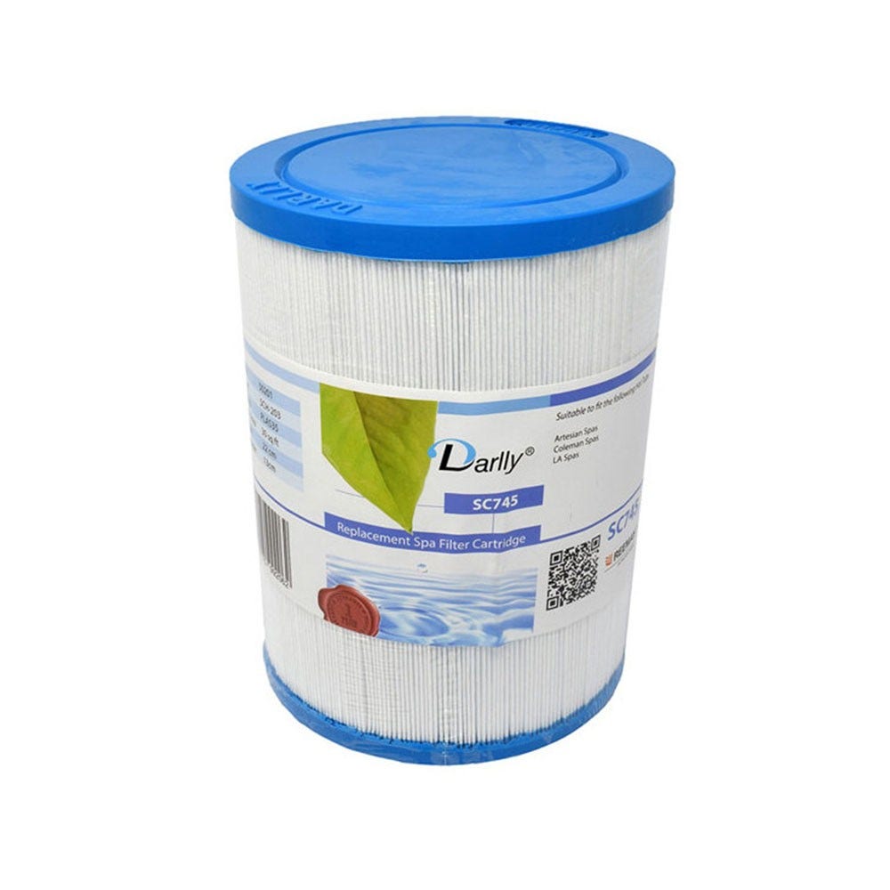 Filtro de cartucho spa compatible con LA Spa 51107 / PLAS35 / 50201 / SC745 / 5CH-203