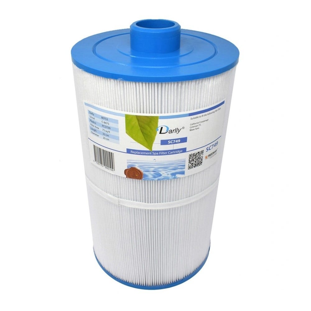 Filtro de cartucho spa compatible con Coleman / MAAX / 100594 / 3301-2262 / PCS75N / 80753