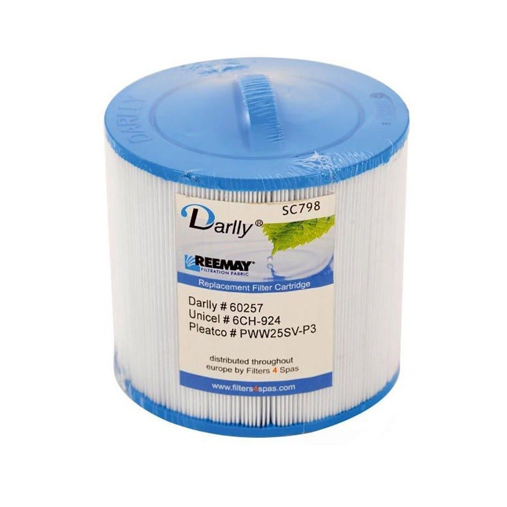 Filtro de cartucho spa compatible con Sunrise PWW25SV-P3 / 6CH-924 / 60257 / SC798