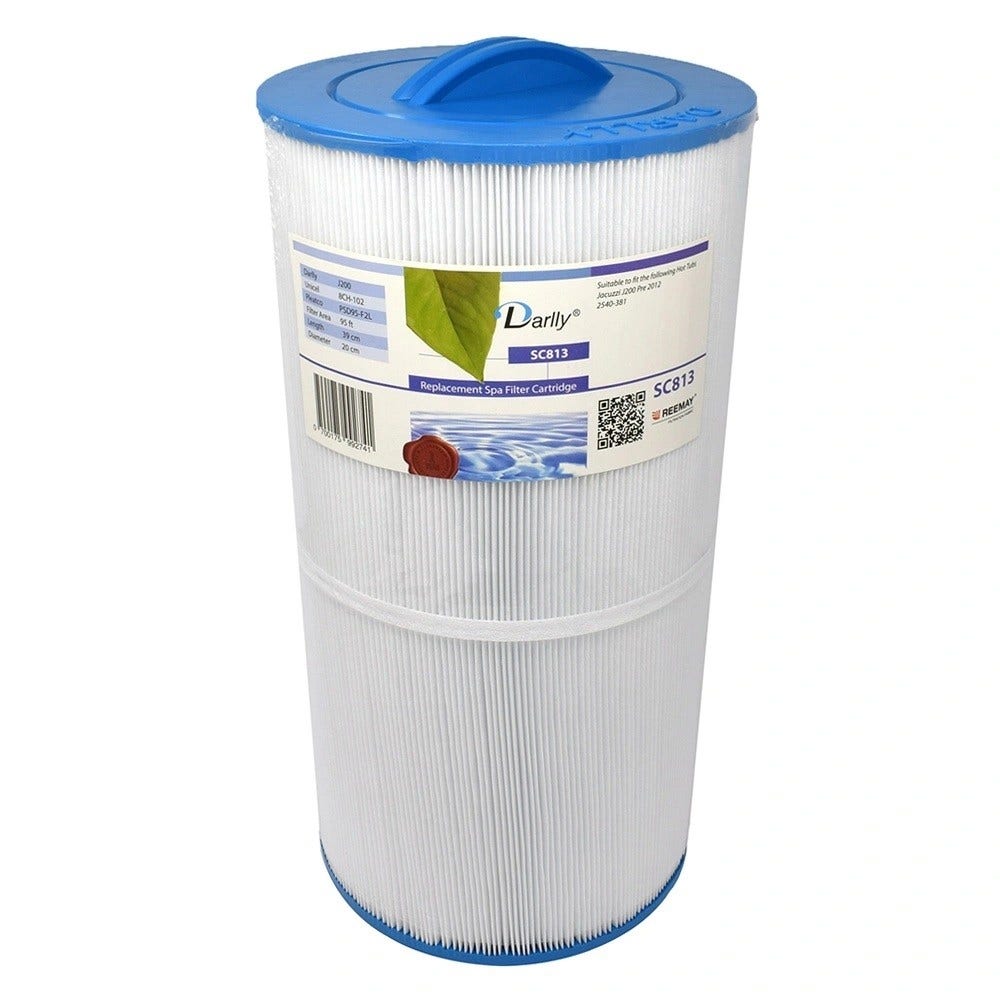 Filtro de cartucho spa compatible con Jacuzzi J-200 serie / 2540381J / 8CH-102 / SC813
