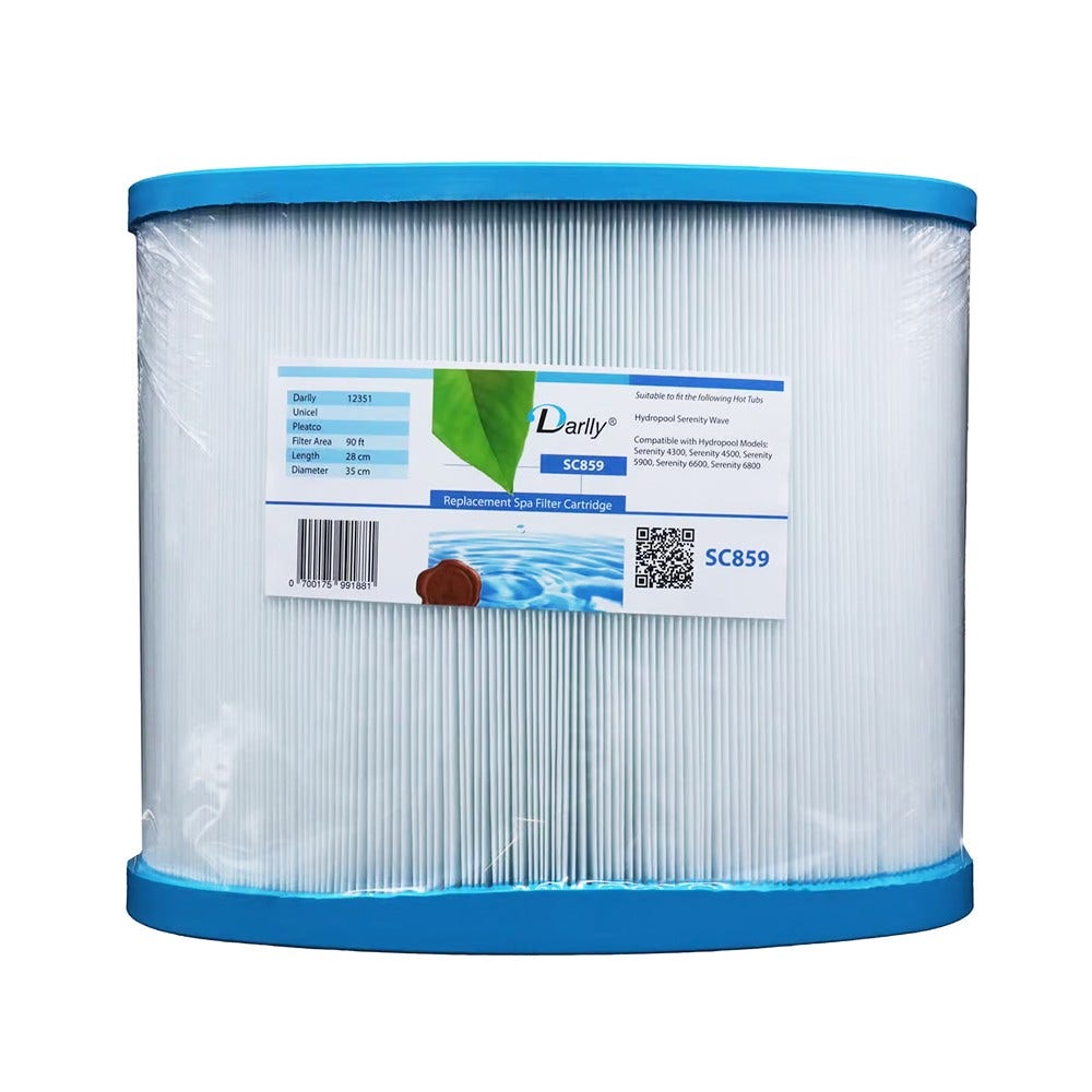 Filtro de cartucho spa compatible con Hydropool Serenity 4300, 4500, 5900, 6600, 6800