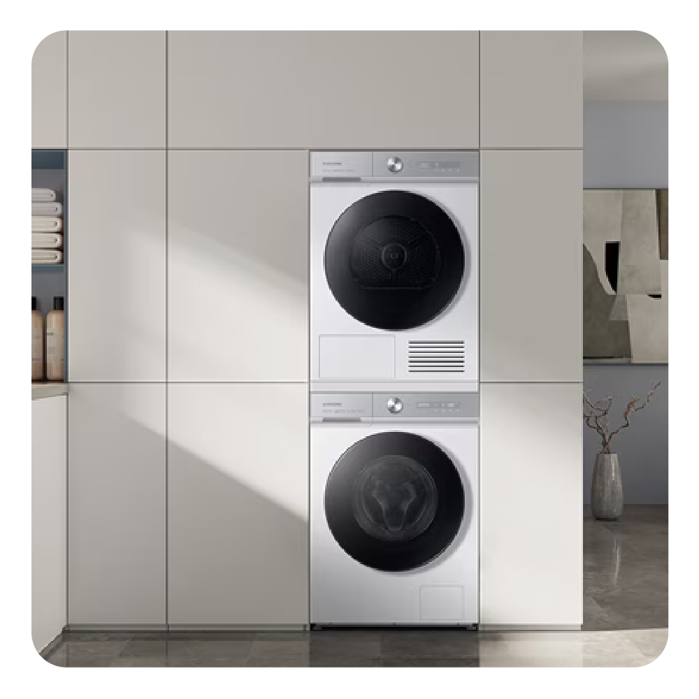 Kit de Apilamiento lavadora Samsung Blanco SKK-SSW