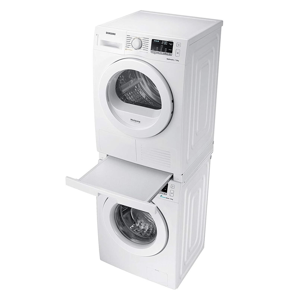 Kit de apilamiento lavadora Samsung con bandeja extraíble blanca SKK-UDW
