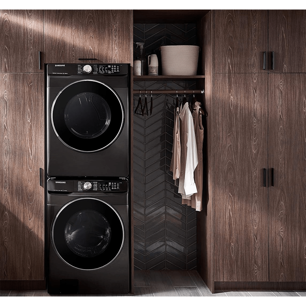 Kit de apilamiento para lavadora y secadora Samsung Negro SKK-SSV