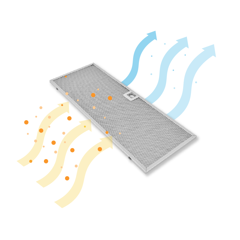 Filtro metálico Zanussi 160x424mm 50286533000 (x2)
