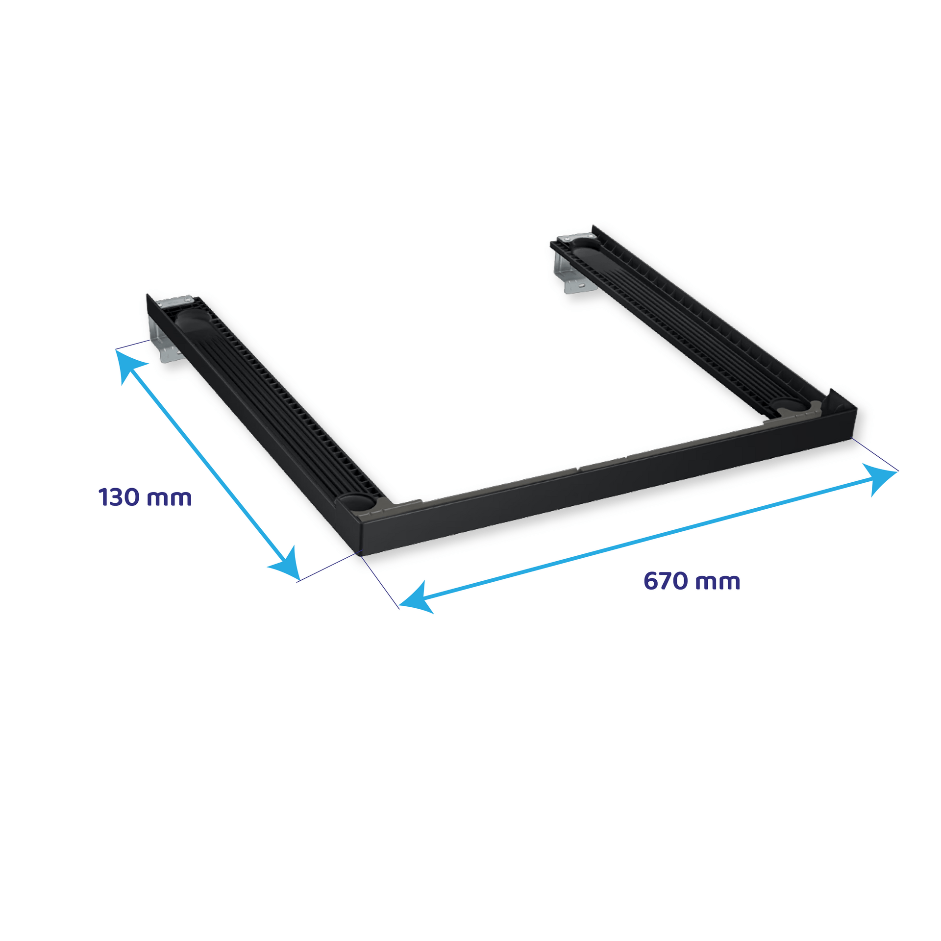 Kit de apilamiento para lavadora y secadora Samsung Negro SKK-SSV