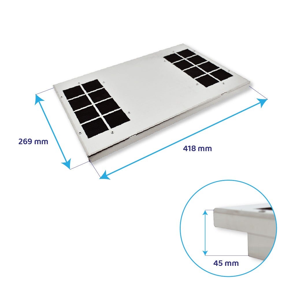 Filtro de carbono regenerable para campana AEG MCFB93 / 9029865087
