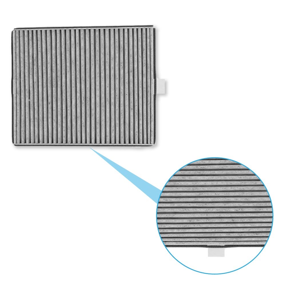 Filtro de carbono compatible con Miele DKF 12-P