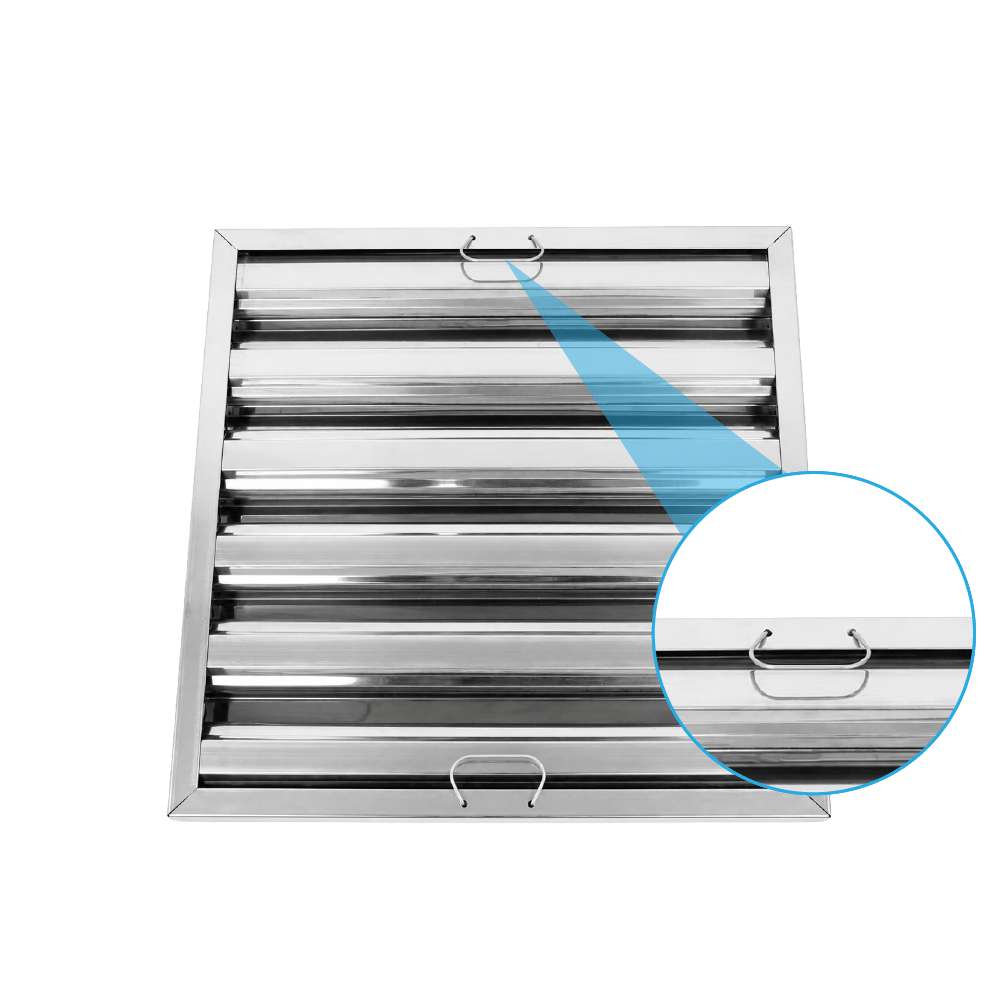 Filtro de lamas 499x499x48mm (Tipo B) para extractor profesional