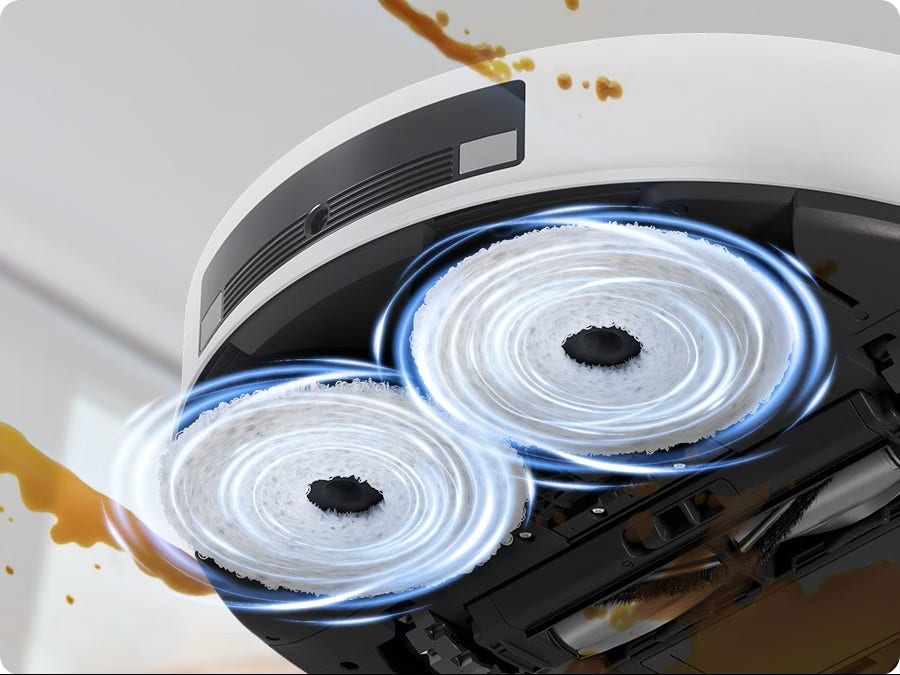 Almohadillas de fregado para Samsung Jet Bot Combo VCA-RPW97 (x4)