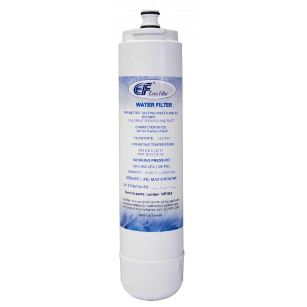 Euro Filter WF003 – Cartucho de filtro de agua para frigorífico compatible con Samsung Bosch Siemens LG