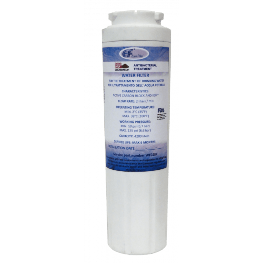 Filtro de agua Eurofilter compatible con Bosch / Siemens / Whirlpool / Amana / Gaggenau / KitchenAid / Maytag / Candy / Hotpoint Ariston