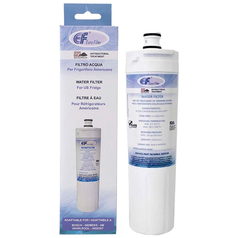 Filtro de agua Eurofilter compatible con Bosch / Siemens / Balay / Kuppersbusch / Neff / Solitaire / 3M / Indesit / Whirlpool