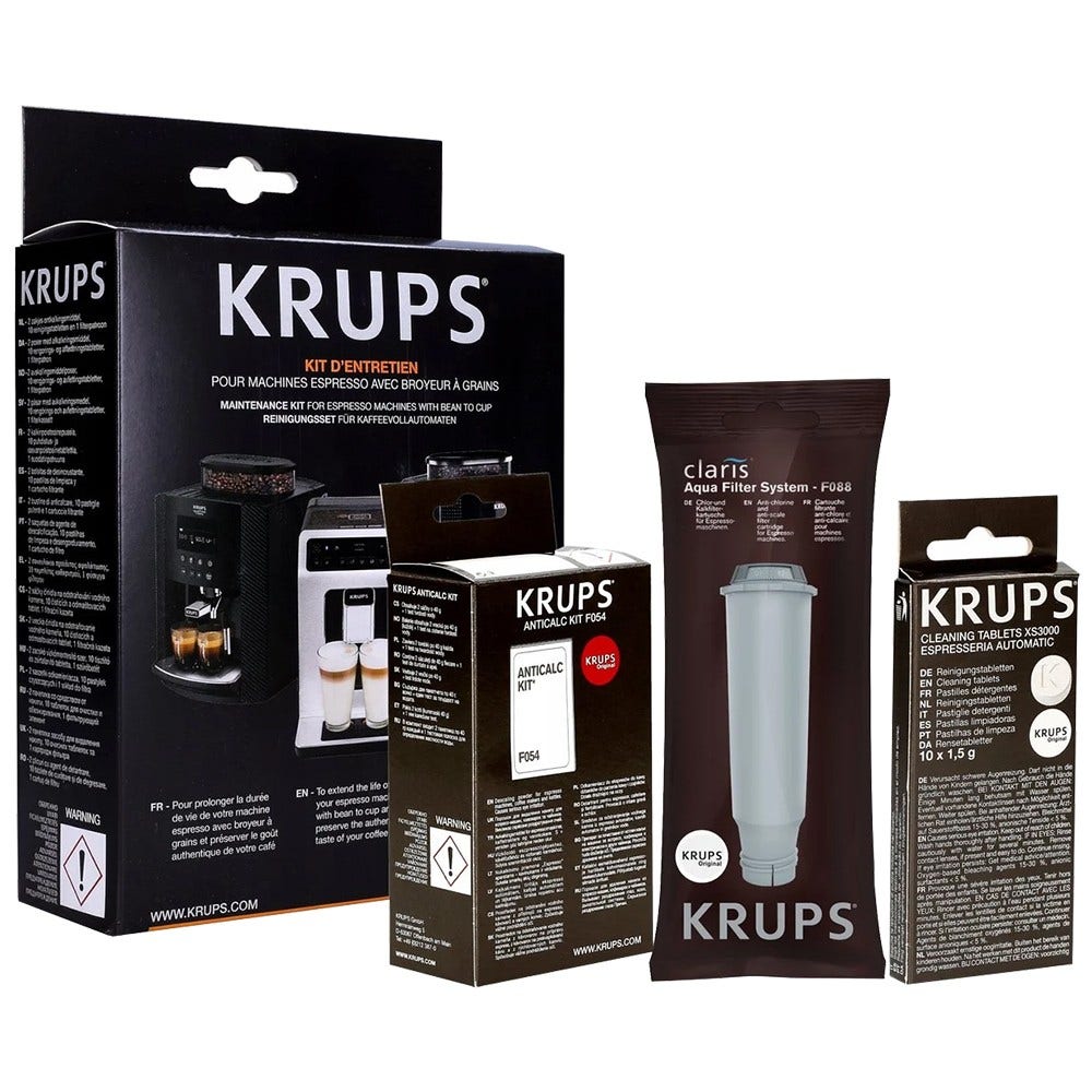 Krups Juego de Mantenimiento para Cafetera XS530010