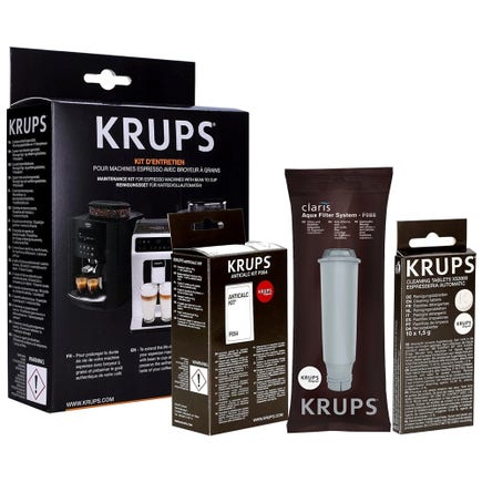 Krups Juego de Mantenimiento para Cafetera XS530010
