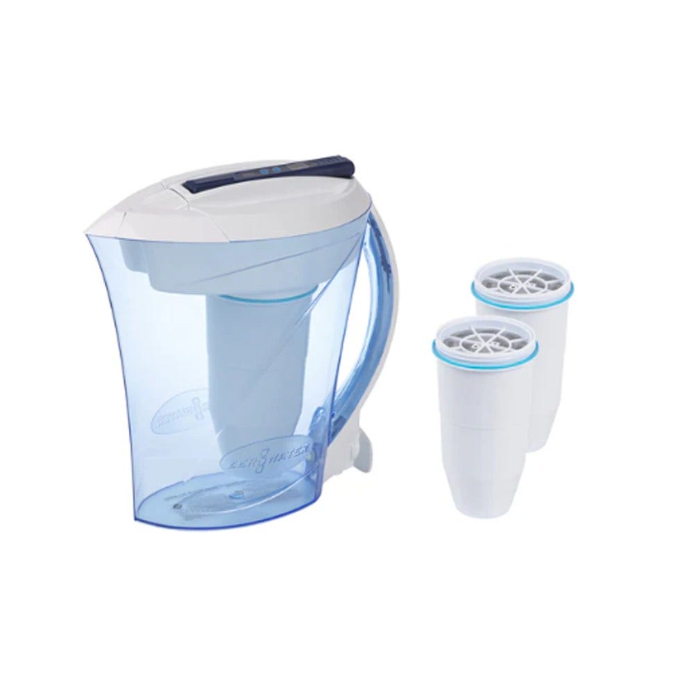 Jarra filtradora de agua ZeroWater 2,4L + 3 filtros (filtra PFAS)