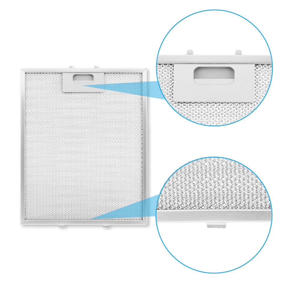 Filtro metálico Ignis 320x258mm 480122102169
