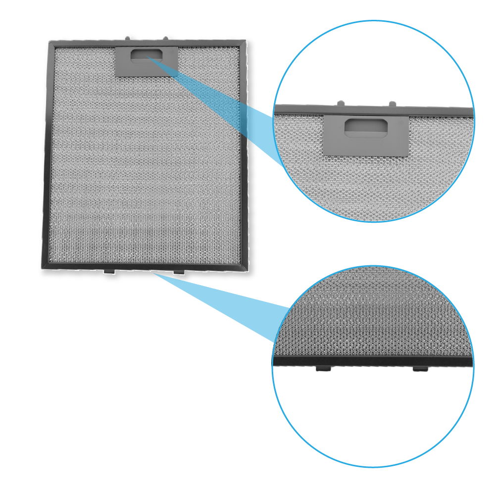 Filtro metálico AllSpares 305x267mm 480122102168 / 4055250429