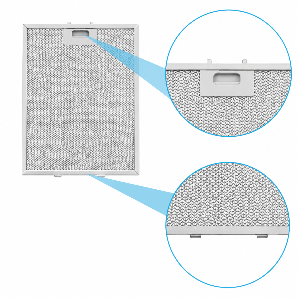 Filtro metálico Electrolux 380x283x5mm 4055107017
