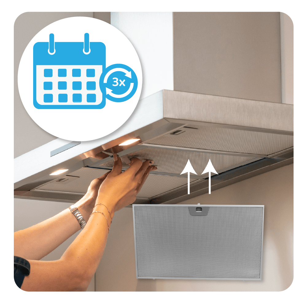 Filtro metálico 506x300x8mm compatible con Zanussi 4055135349