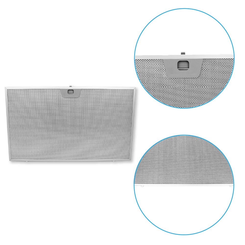 Filtro metálico 506x300x8mm compatible con Faber 1330059015