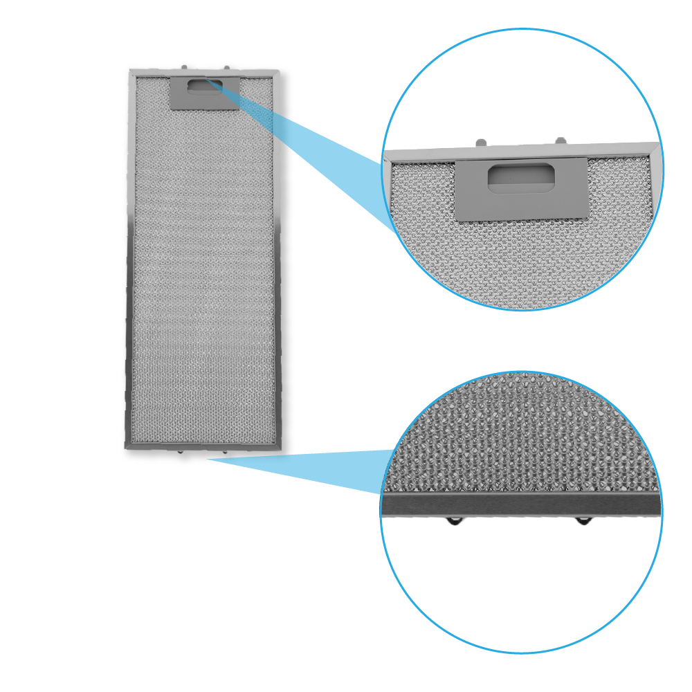 Filtro metálico para campana Balay 456x185mm 00746994