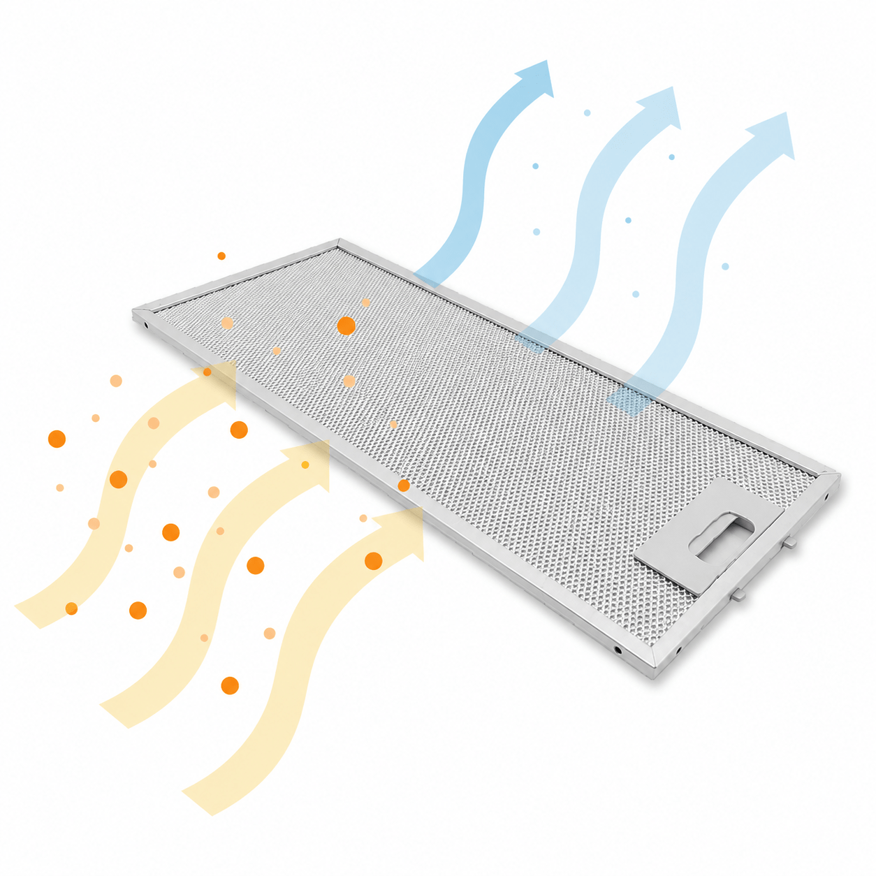 Filtro metálico 455x185mm para campana Samsung DG81-02467A