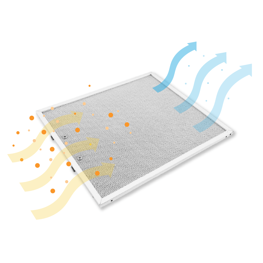 Filtro metálico Whirlpool 300x266mm 481948048172