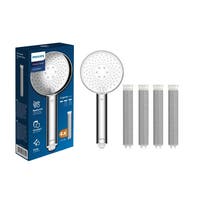 Cabezal de ducha Philips + Filtros de repuesto (x4) ASH1516CH / ASH138