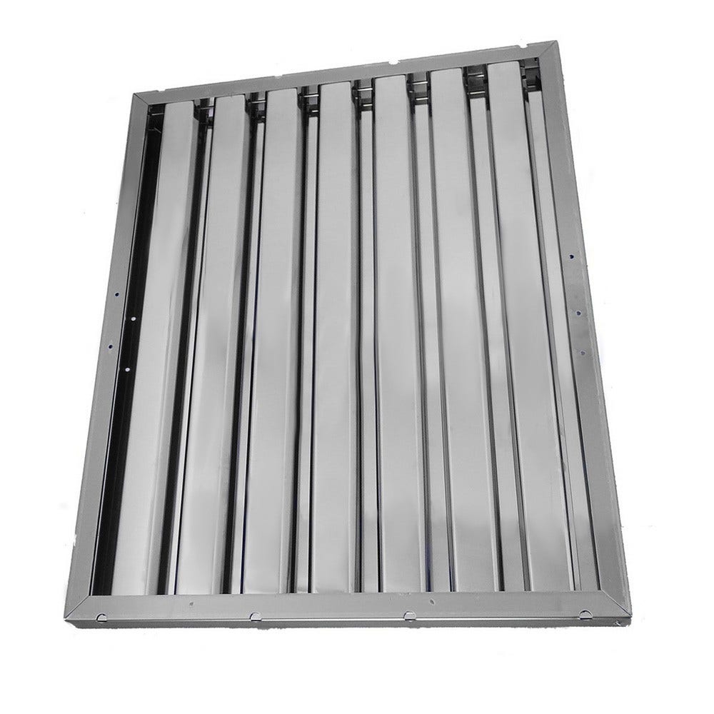 Filtro de lamas 450x480x25mm compatible con Campana de extracción de hostelería