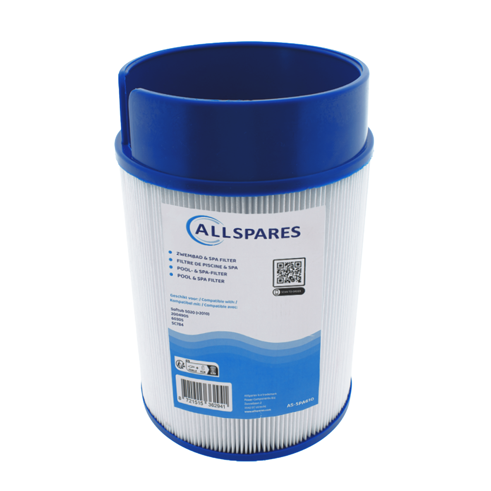 Filtro de agua para spa compatible con Softub 5020 (>2010) / 2004905 / 60305 / SC784