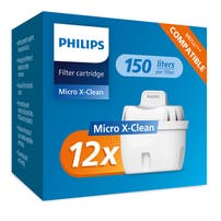 Filtro de agua Philips pack de 12 (filtra PFAS) compatible con BRITA Maxta+