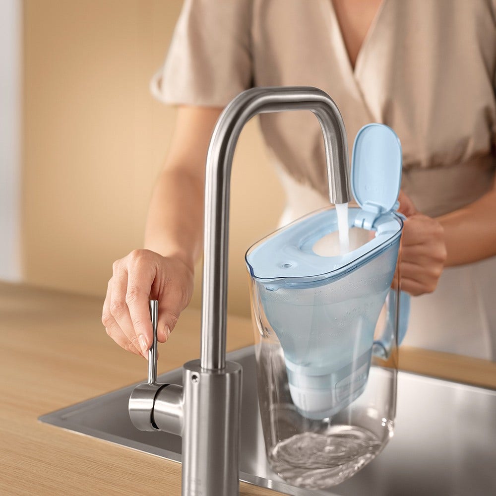 Jarra  BRITA Style Eco azul polvo 2.4L + filtro de agua MAXTRA PRO Pure Performance 1055740
