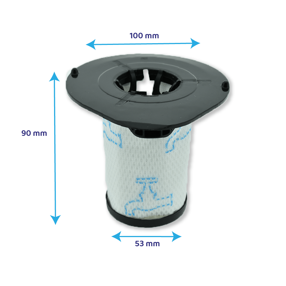 Filtro de espuma compatible con Rowenta Air Force All-in-One / ZR009002