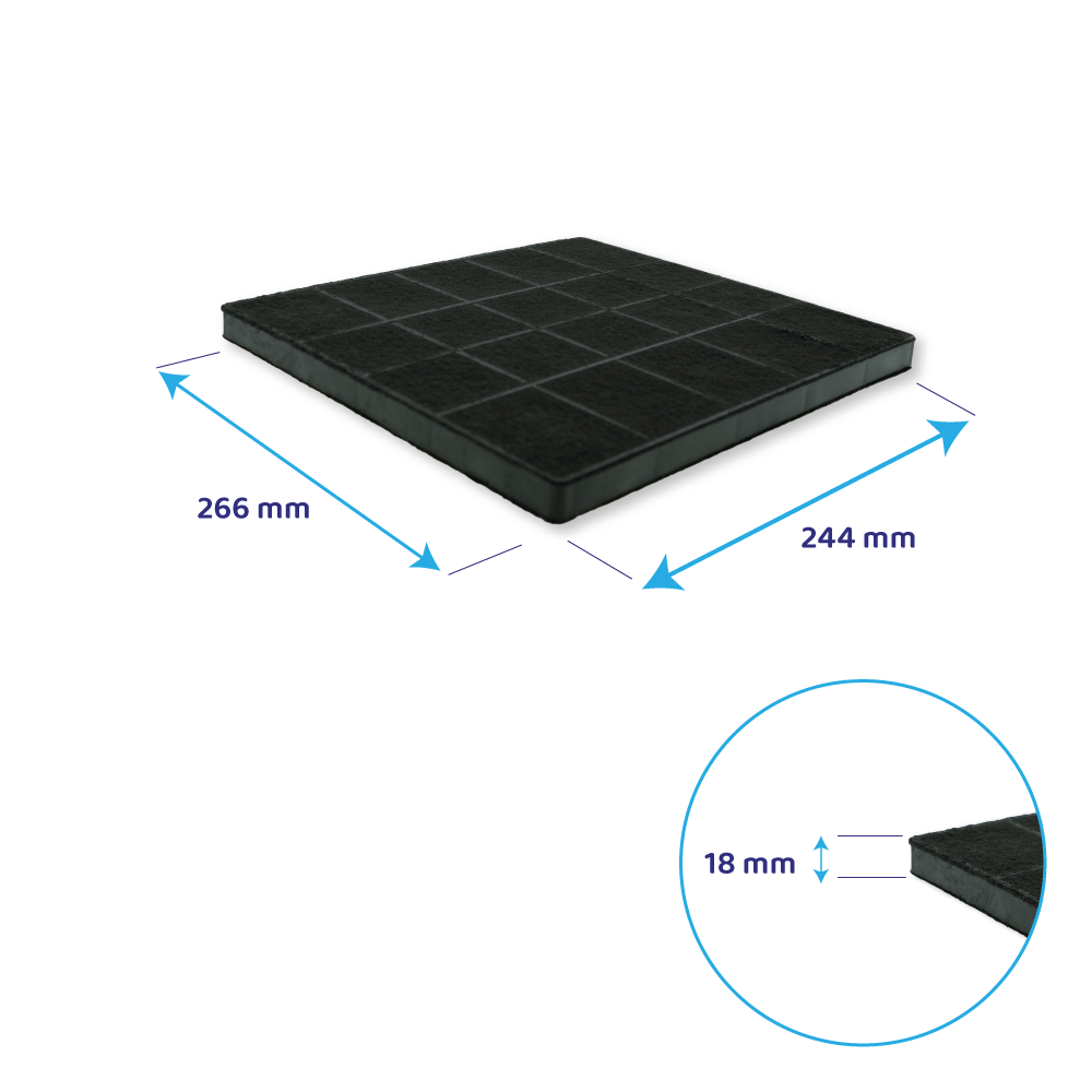 Filtro de carbono Zanussi MCFB58ST / 9029865848