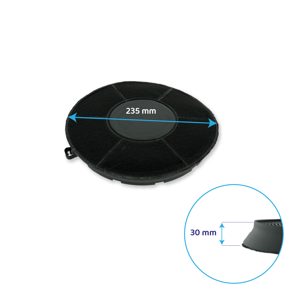 Filtro de carbono para campana extractora Zoppas MCFE06ST / 9029865921