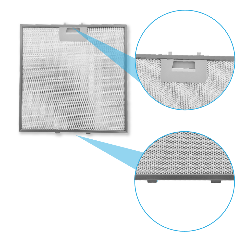 Filtro metálico 320x320mm compatible con Samsung DG81-02305A